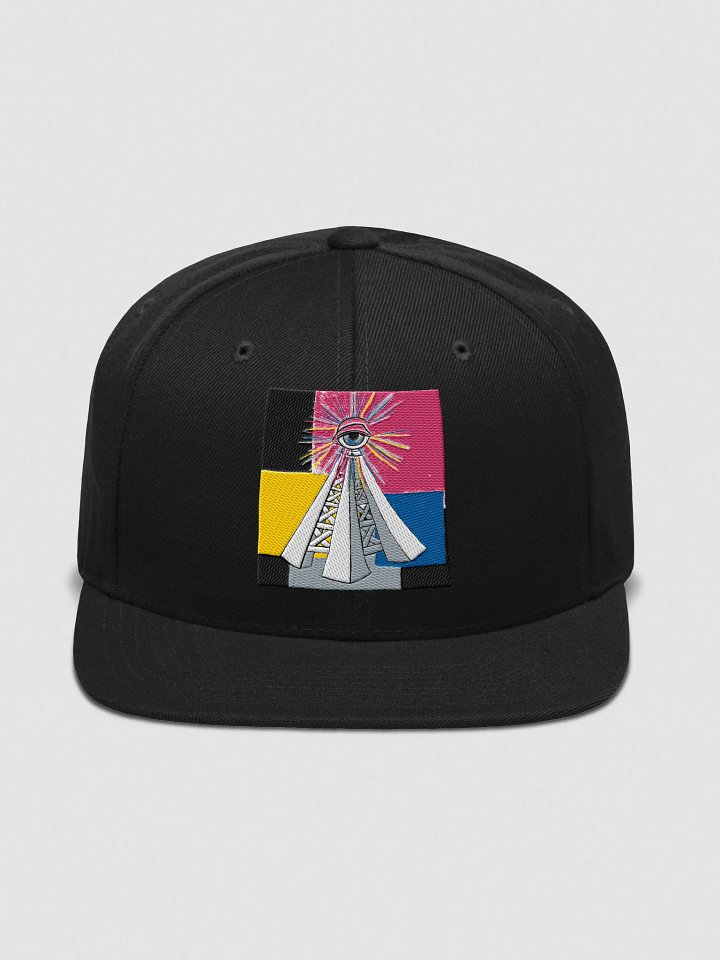 Black PWR Radio Tower Snapback product image (1)