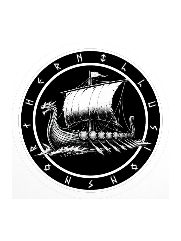 NORTHERN ILLUSIONS - Langskip Vinyl Sticker product image (1)