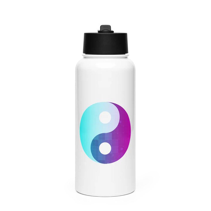 Cyberpunk Yin Yang Symbol Waterbottle product image (1)
