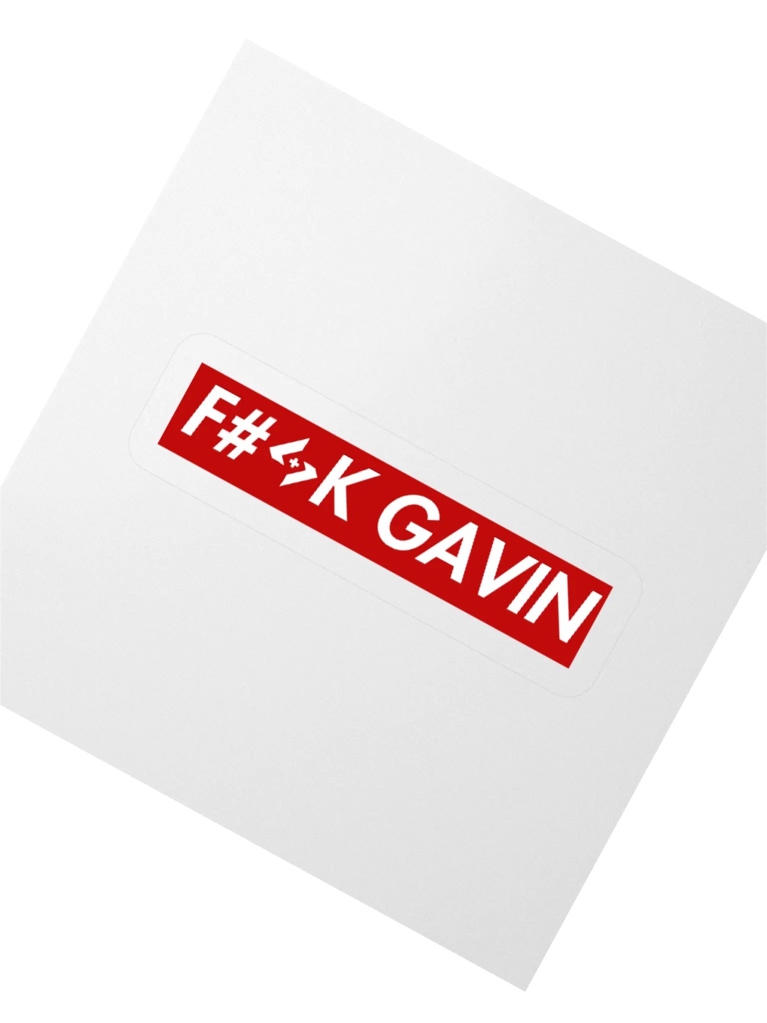 F#@K GAVIN STICKER product image (2)