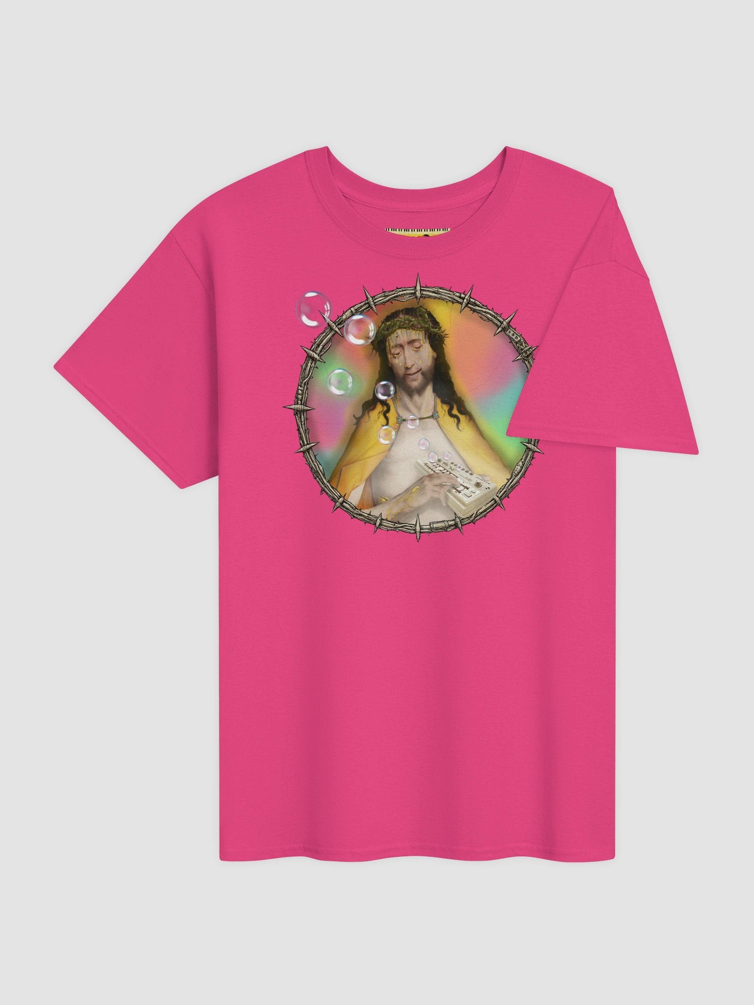Holy Synthesis, by Frank Fonik (tb-3-0-3 tribute), Techno EDM, Unisex t-shirt product image (5)