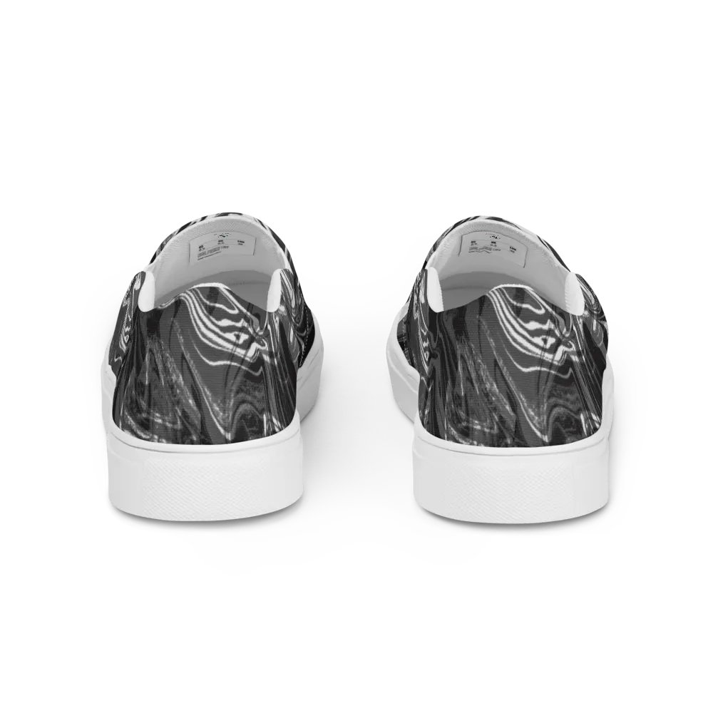 Fluid Chaos Men's Canvas Slip-On Shoes product image (4)