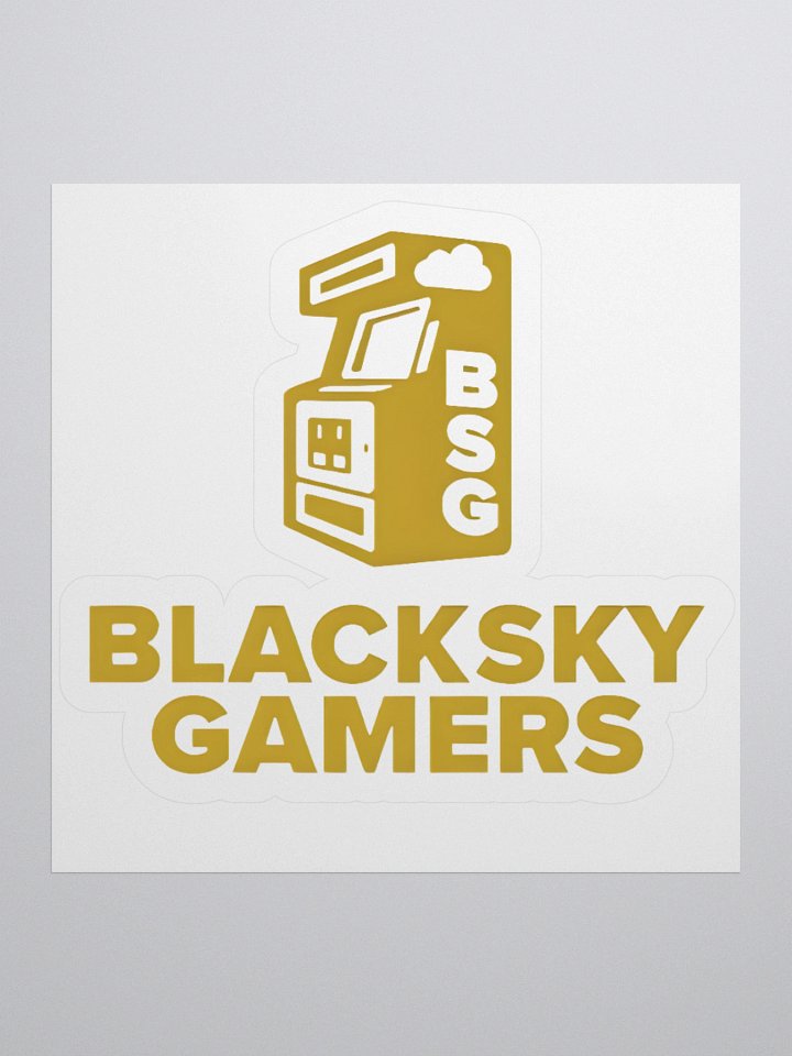 Classic BlackSkyGamers Logo Kiss Cut Stickers product image (1)