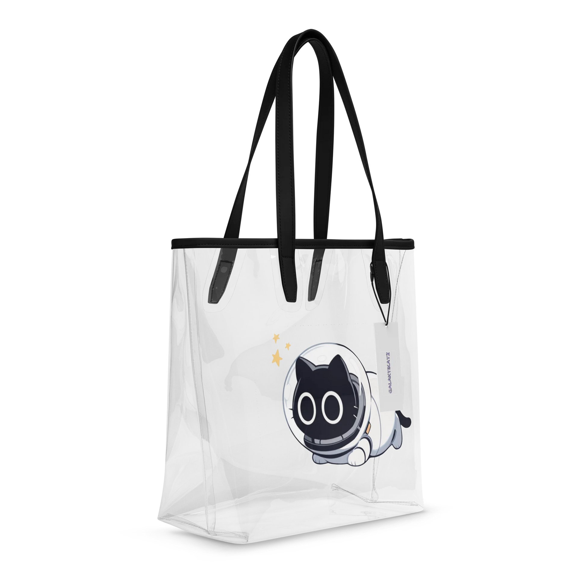 Space Kitty Clear Tote Bag product image (2)