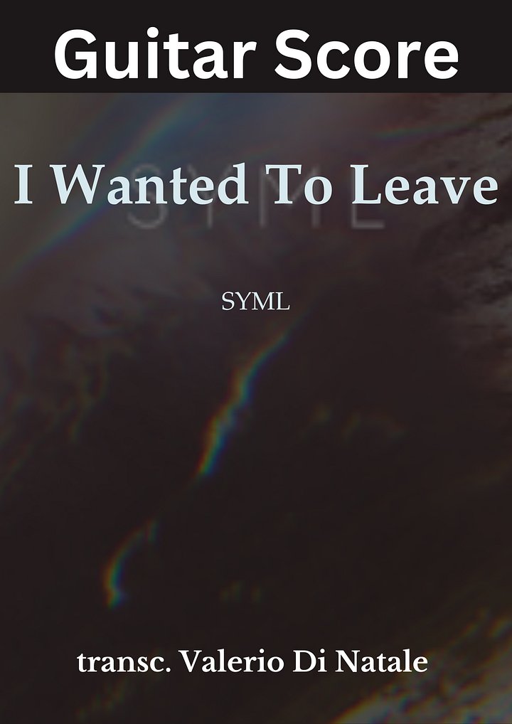 I Wanted To Leave" by SYML product image (1)