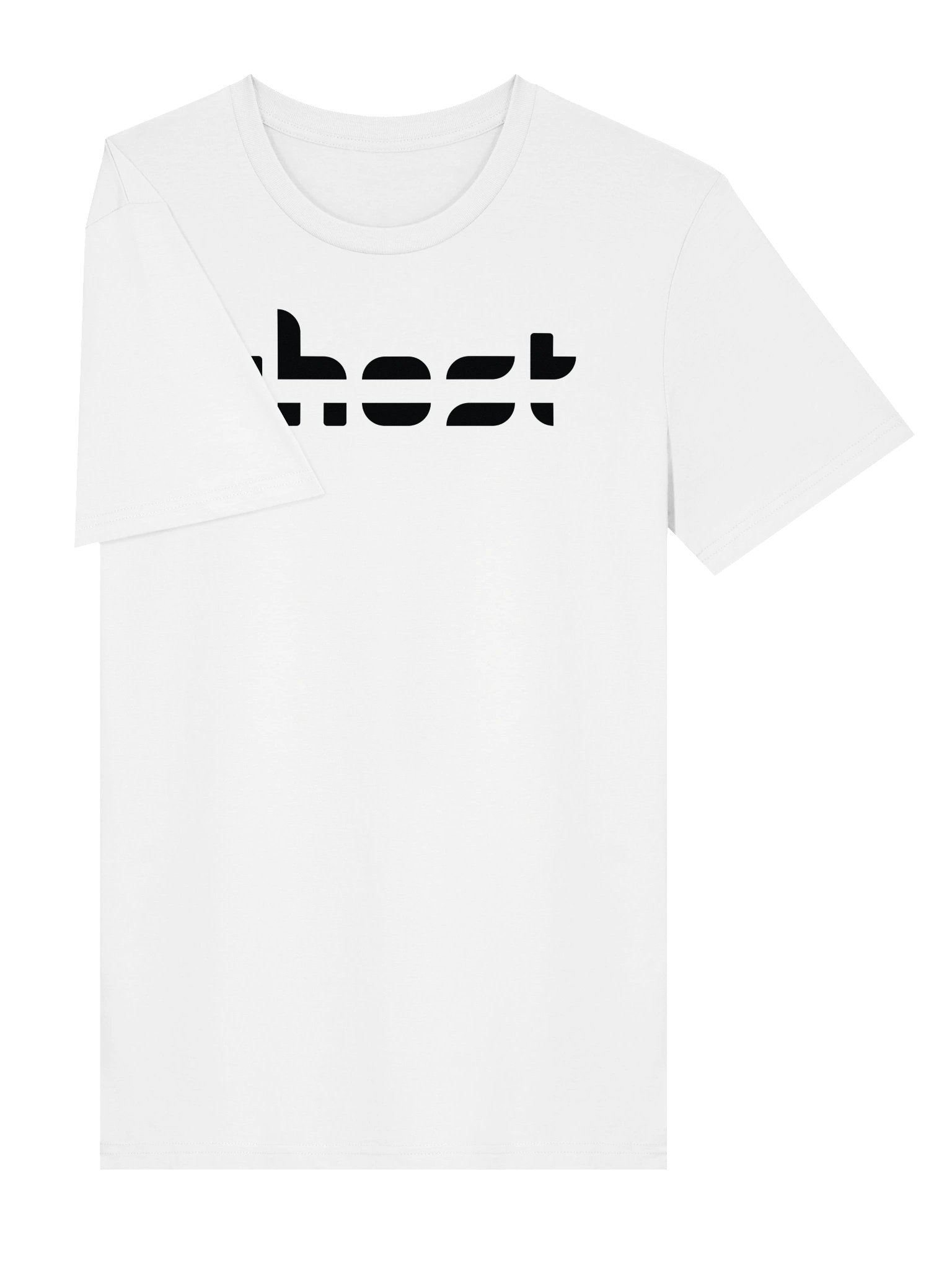 Ghost Gaming Black on White Text Logo T-Shirt product image (3)
