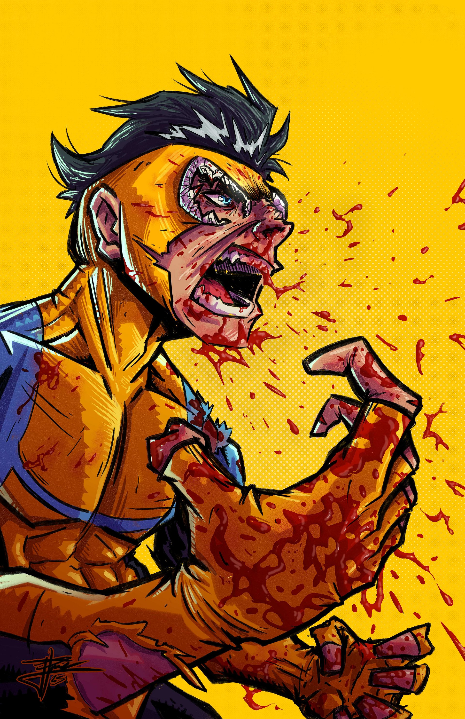 "Bruised, Not Beaten" | Invincible Art Print product image (2)