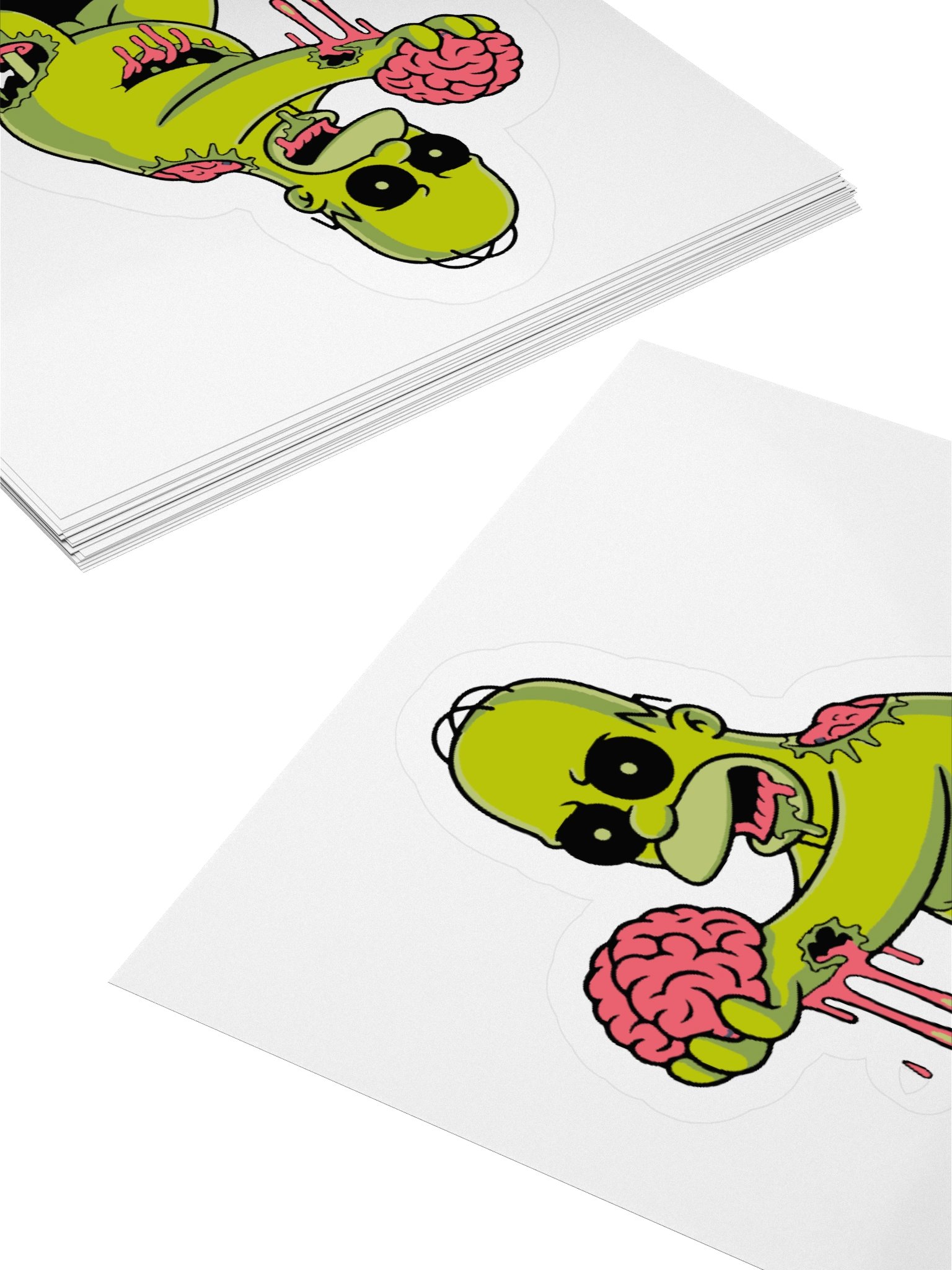 Undead Brain Sticker Set product image (4)