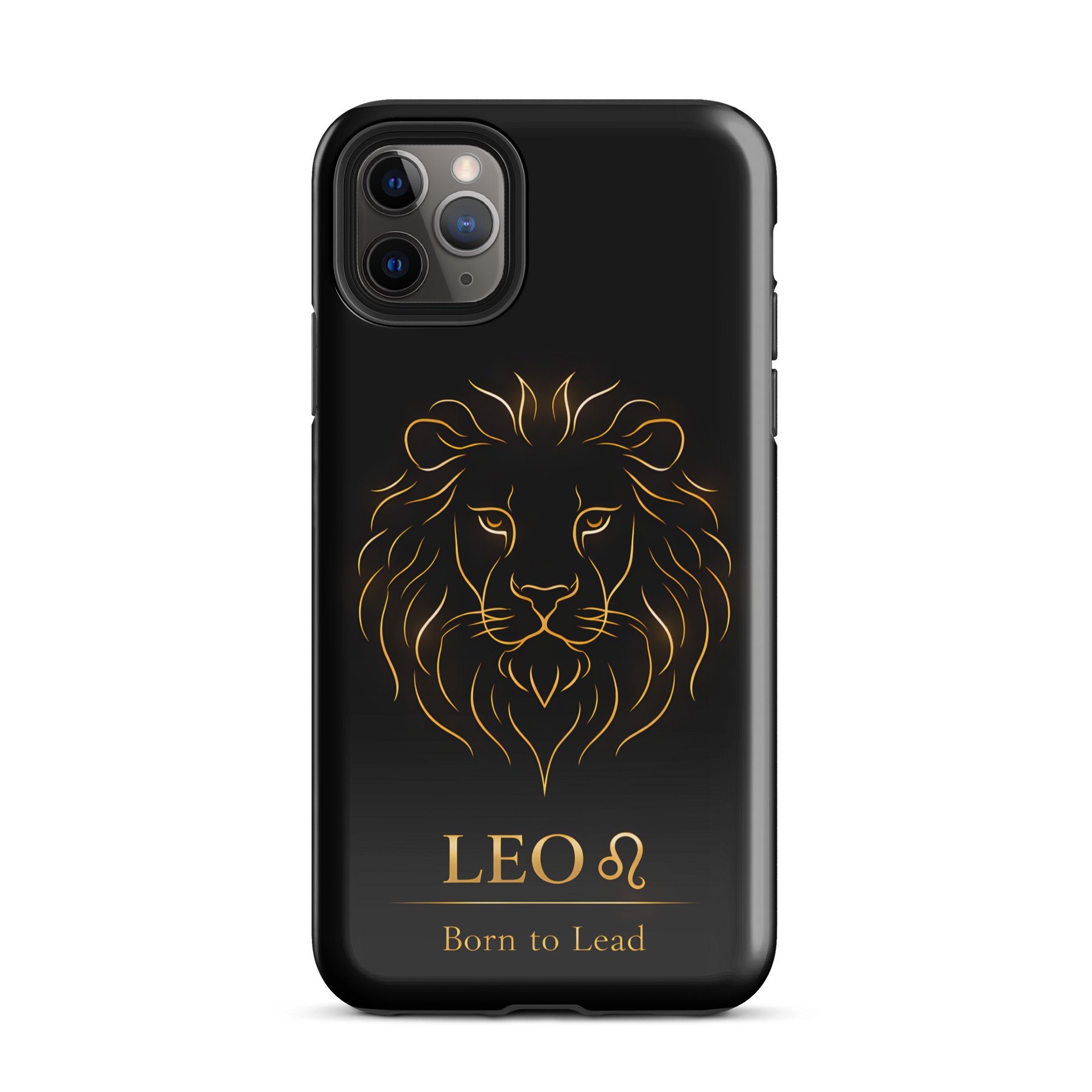Leo ♌ iPhone Case – Born to Lead Minimal Design product image (2)