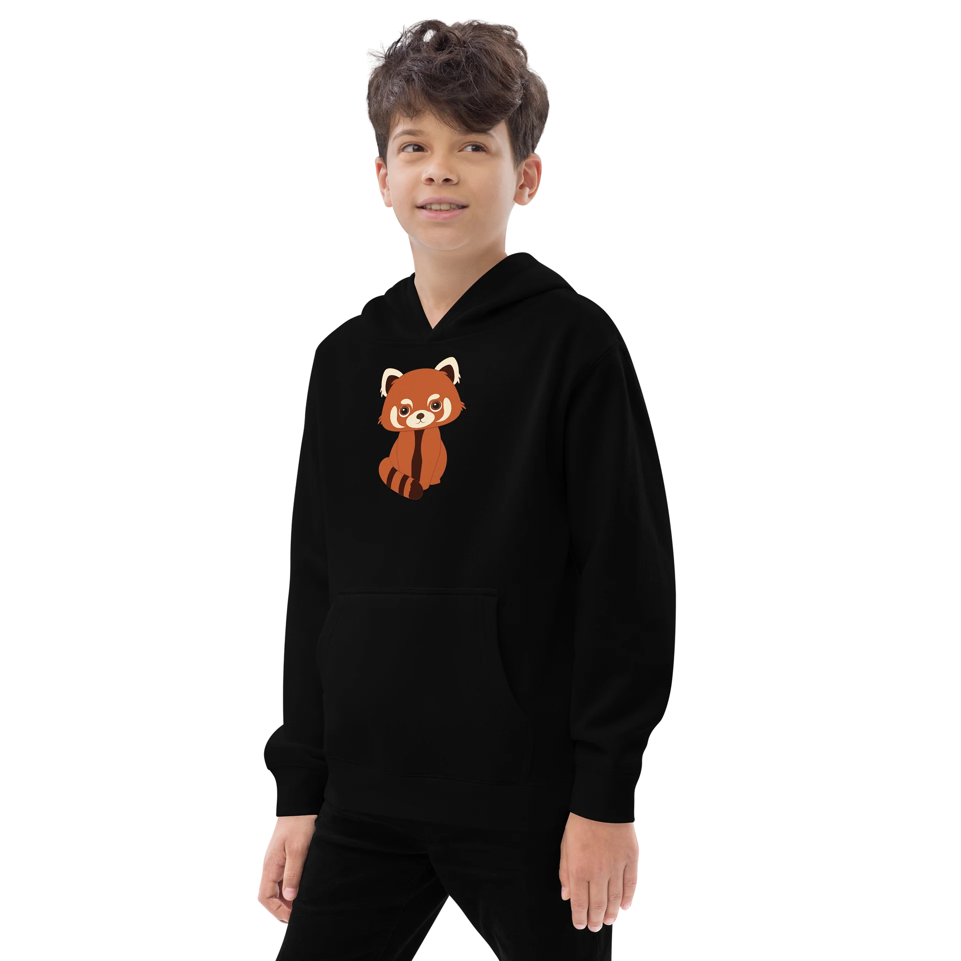 Sitting Woodland Friends Red Panda Youth Pullover product image (5)
