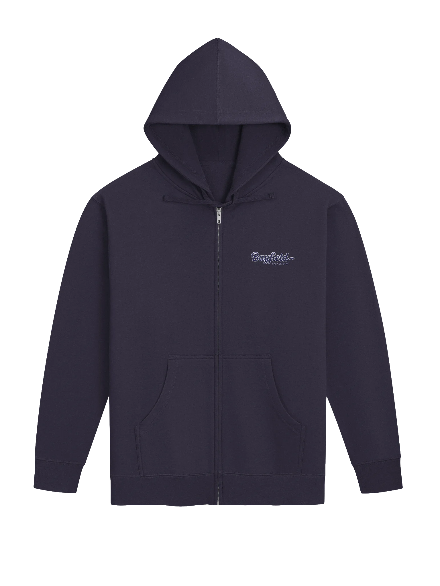 Bayfield Island Cursive Logo Zip Hoodie product image (9)