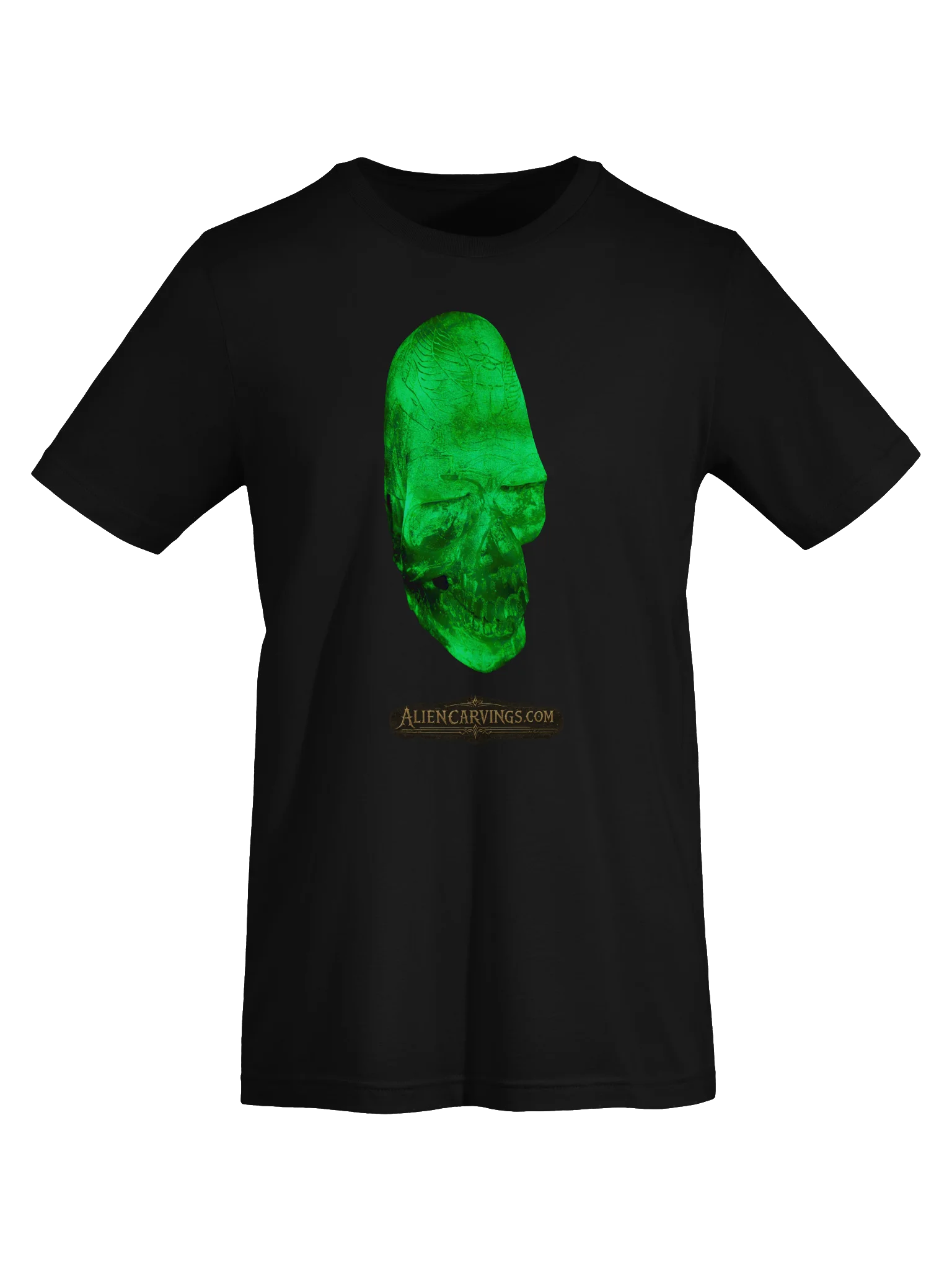 Aliencarvings.com UV Skull Lightweight T-Shirt product image (5)