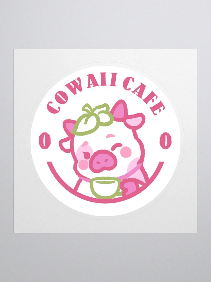 Cowaii Cafe Sticker product image (1)