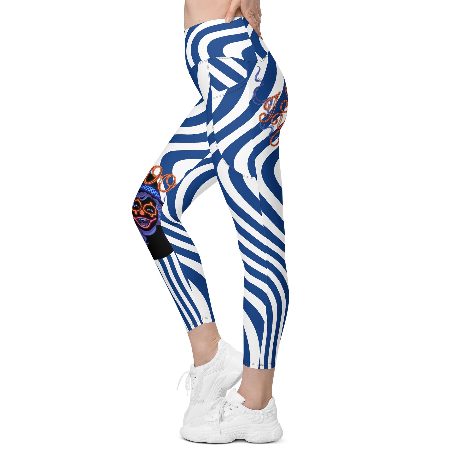 Boo! I see YOU! All-Over Leggings with Pockets product image (5)