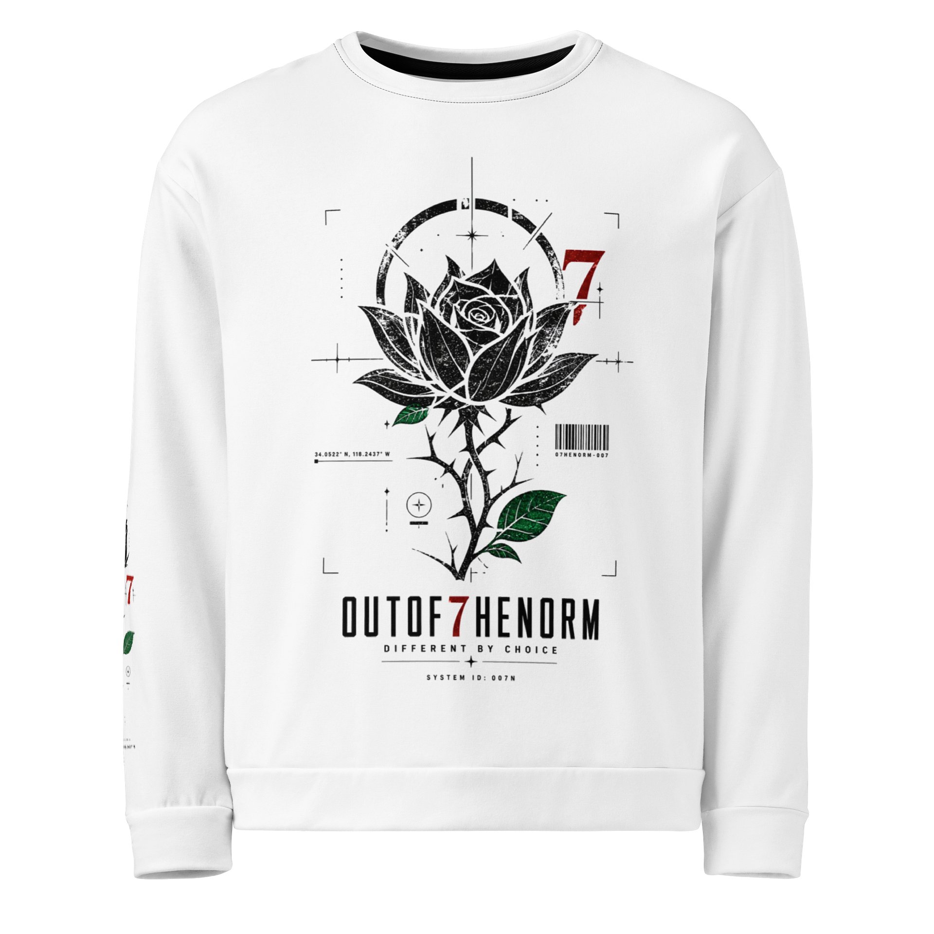 Midnight Rose 7 — All-Over Sweatshirt product image (1)