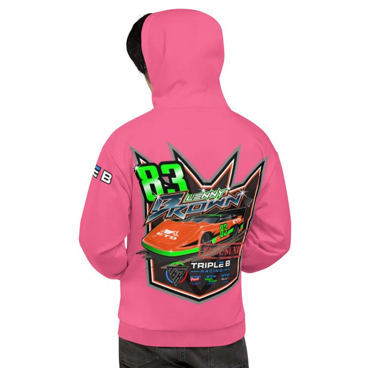 Lenny Brown Late Model Hoodie (Pink) product image (1)