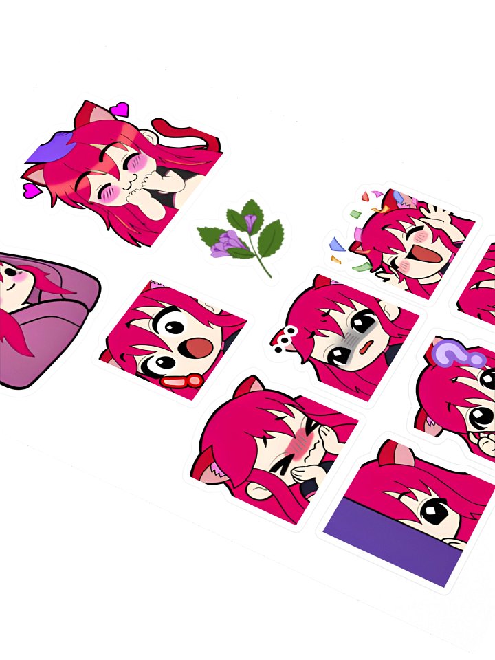 Emote Sticker Sheet! product image (2)