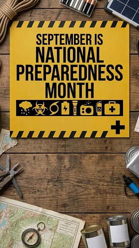 This is the month! What are your plans? #nationalpreparednessmonth #prepper #podcast #fyp #survive