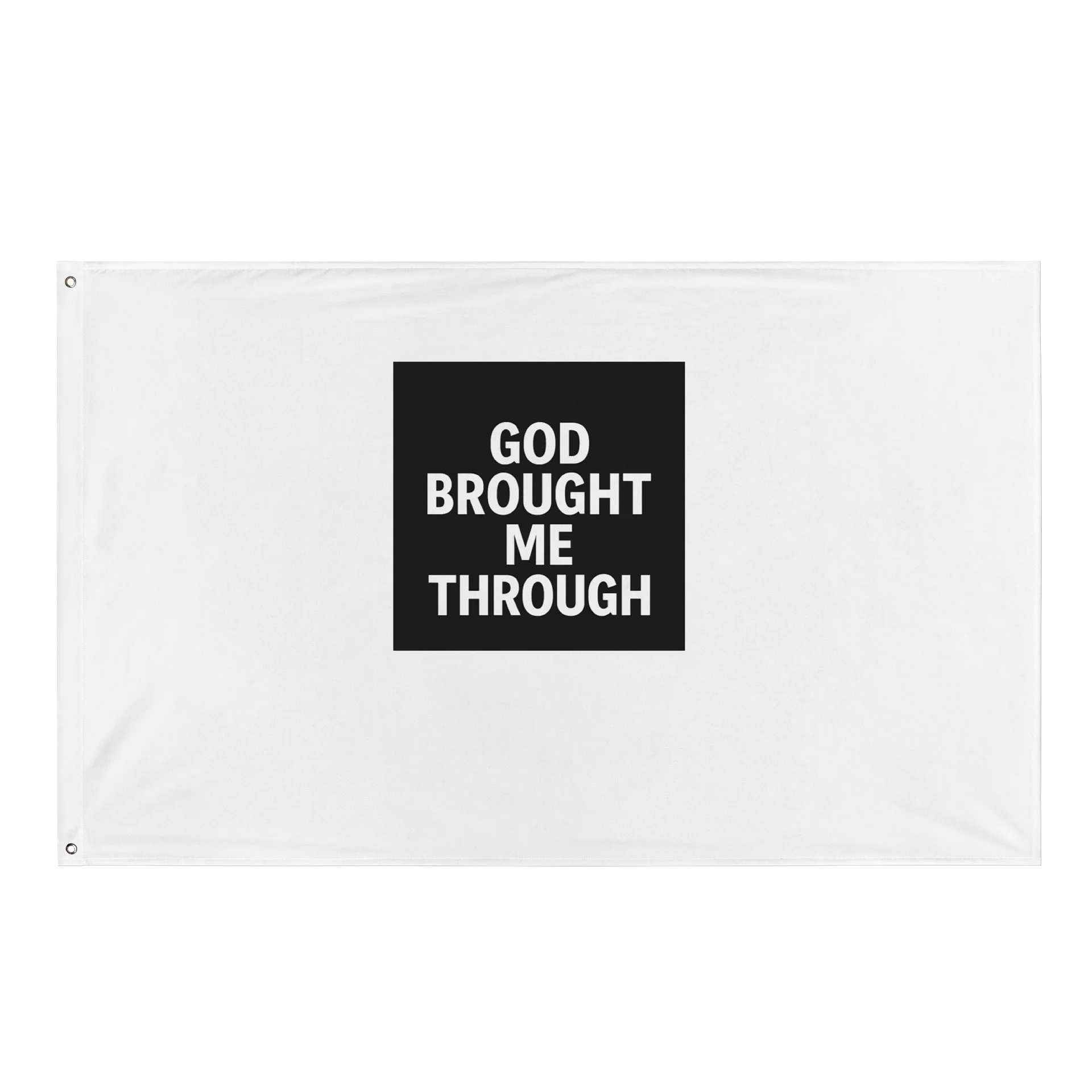 God Brought Me Through Flag – GBMT Wall Banner product image (1)