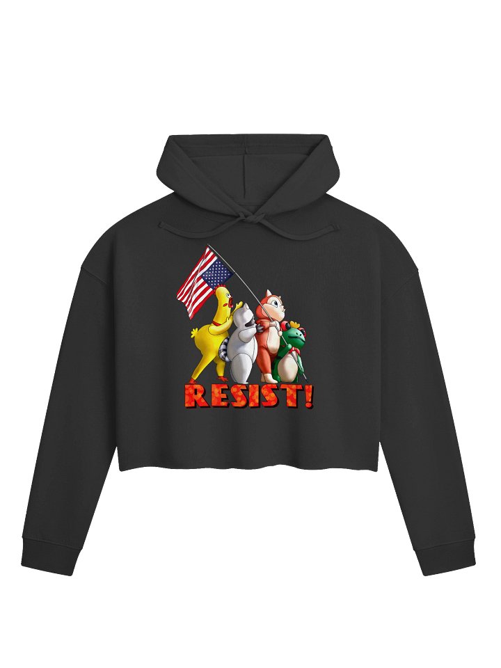 Resist! Crop Hoodie product image (5)