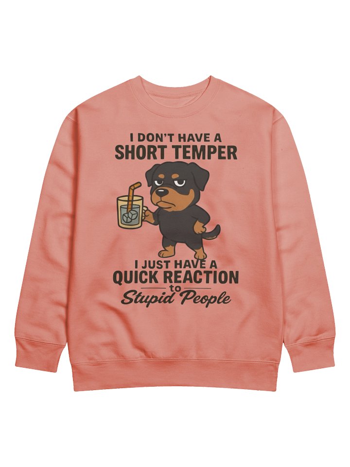 Quick Reaction Rottweiler Sweatshirt product image (4)