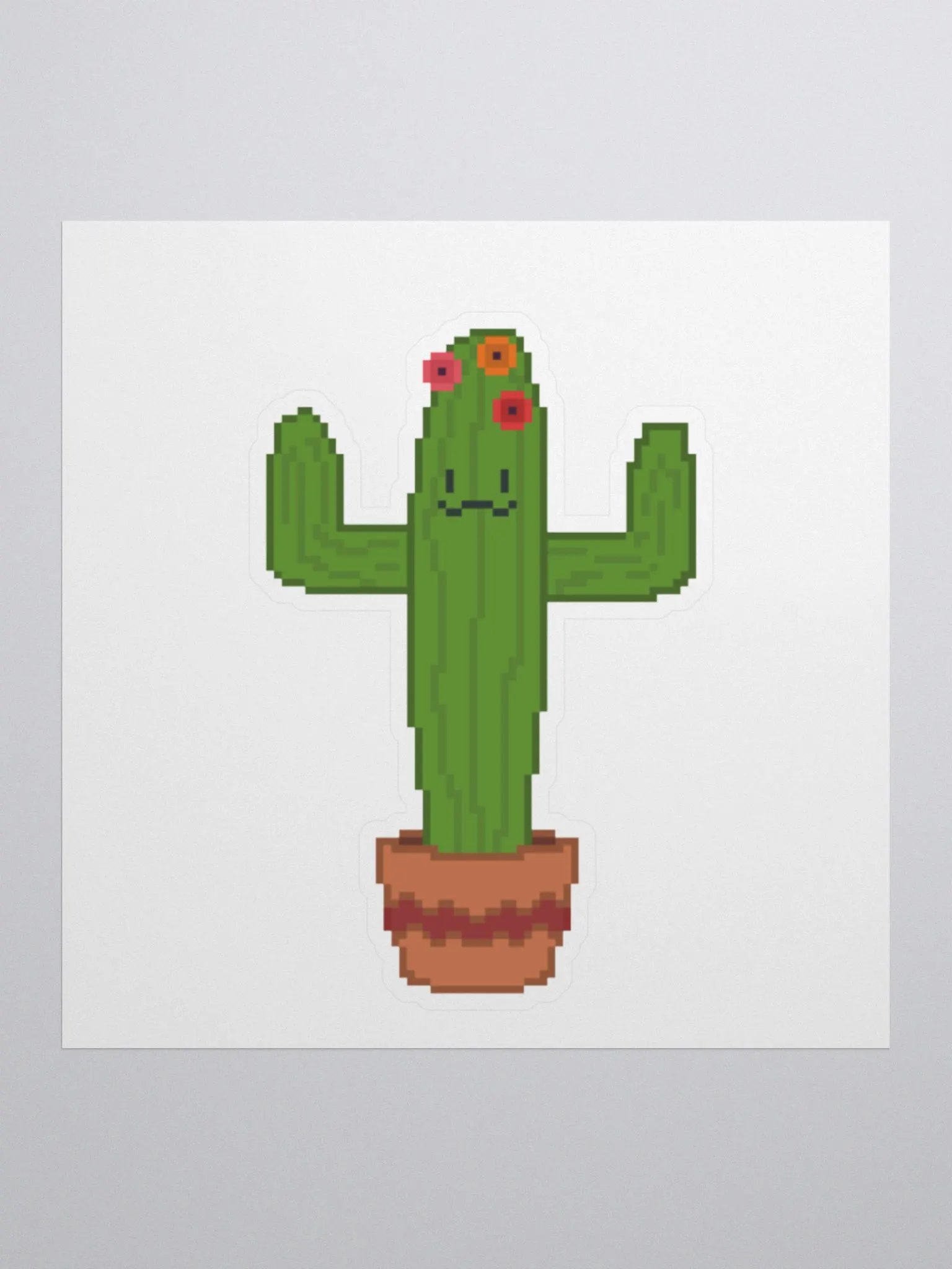 Cactus Claude Sticker product image (1)