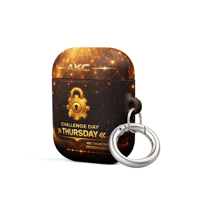 • AKC // Challenge Day Thursday AirPods® Case (Gen 1 & Gen 2) | Arkfall Kitty Collective product image (2)