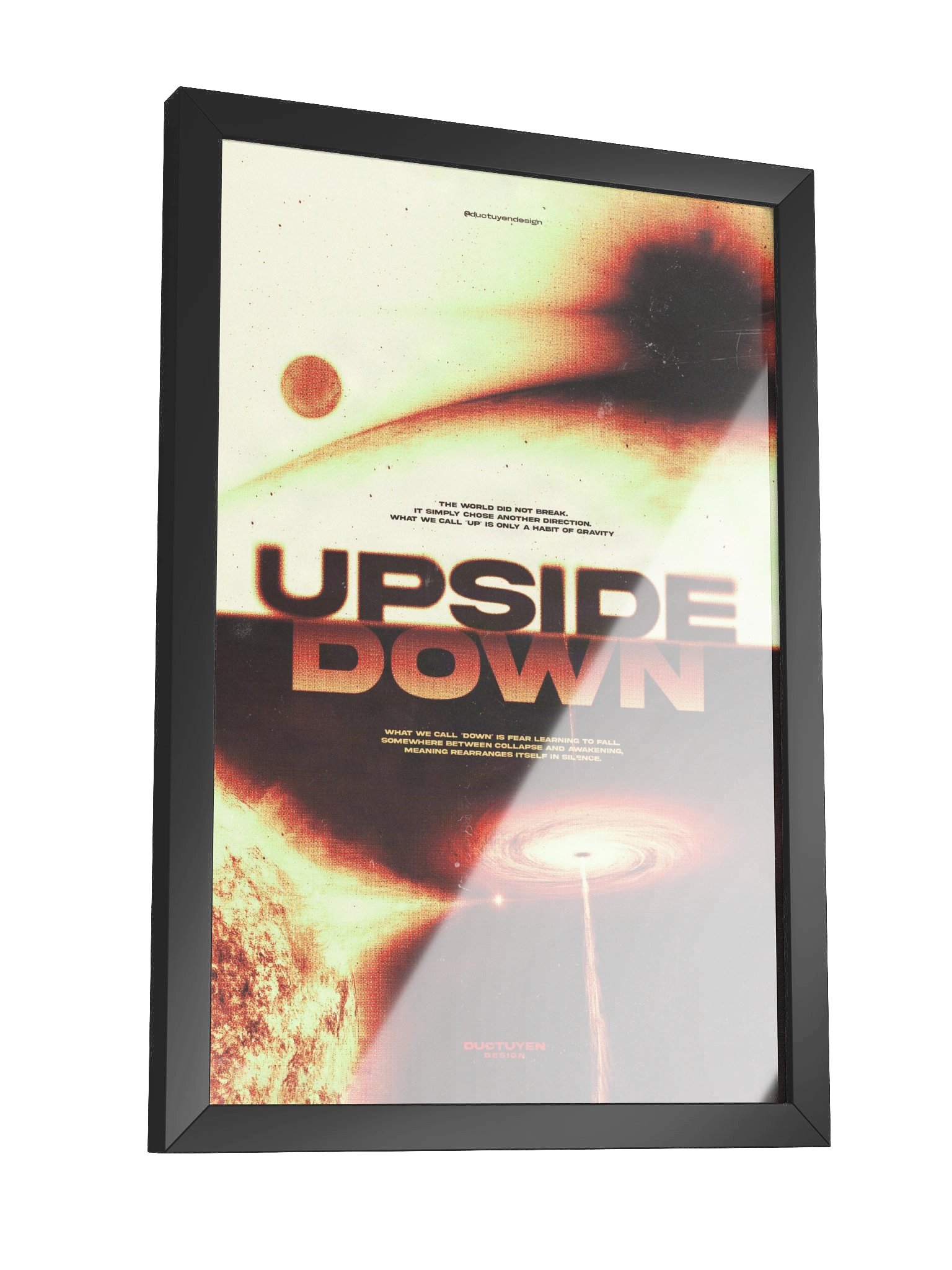 "UPSIDE DOWN" Framed Poster product image (5)