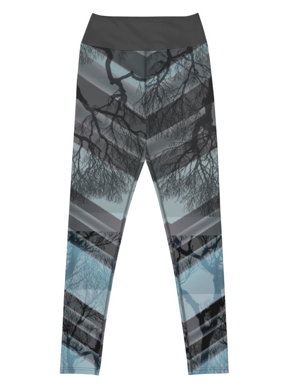 Gray Wood-Yoga Leggings product image (11)