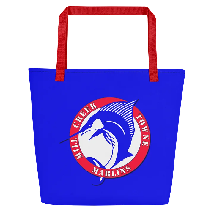 Apparently I Like Swimming Marlins Tote Bag product image (2)