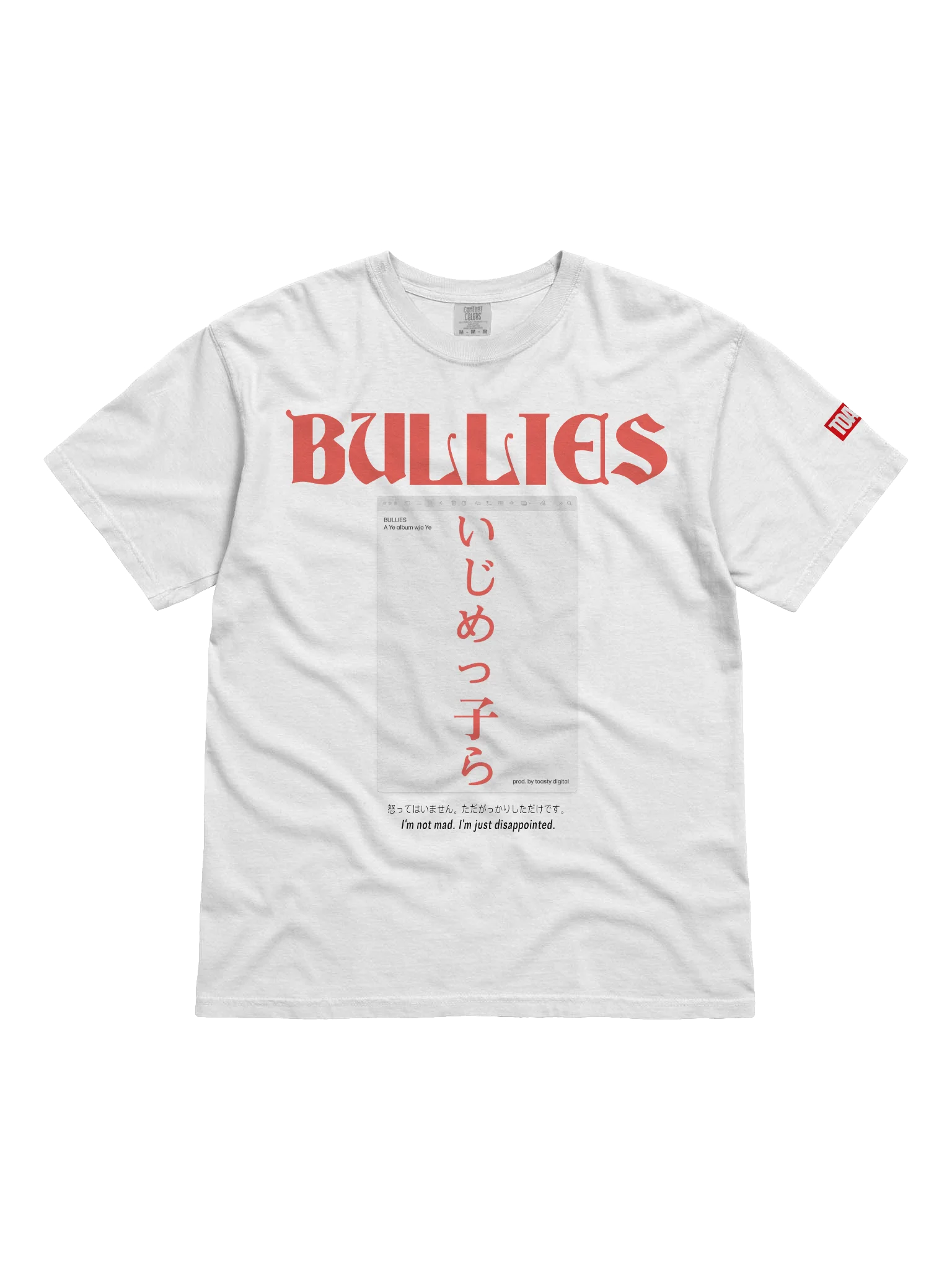 BULLIES WHITE TEE product image (1)