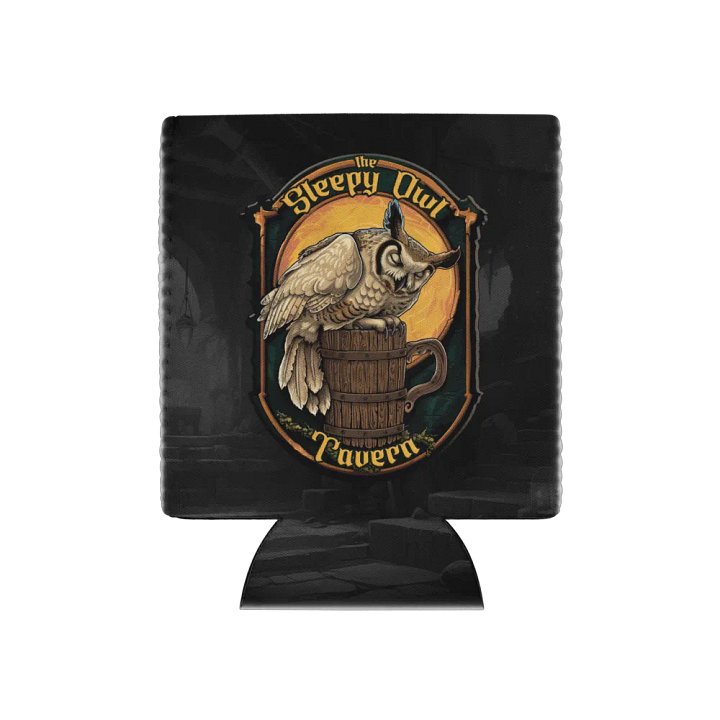 Sleepy Owl Coozie product image (1)