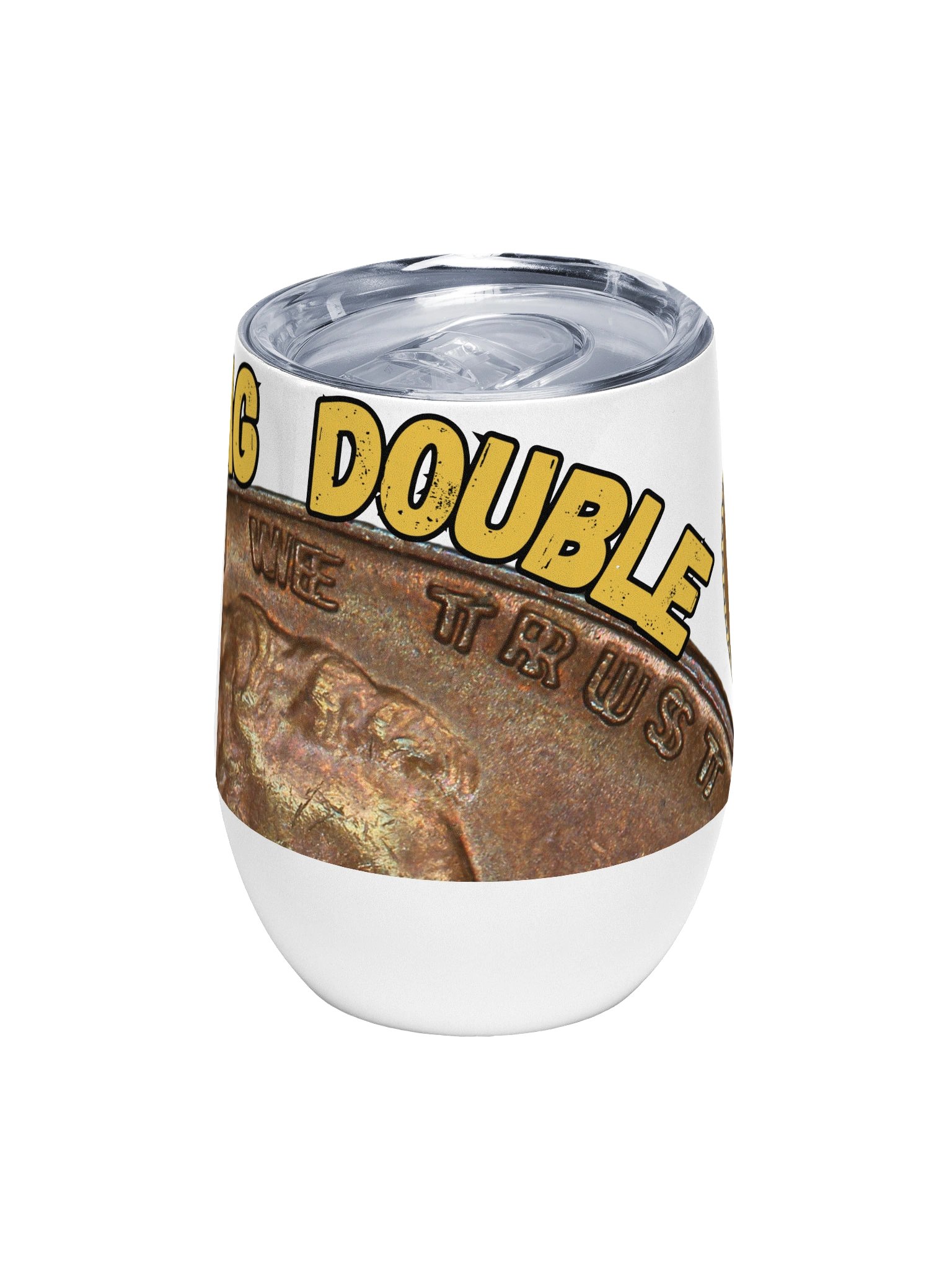 "Seeing Double" Doubled Die Wine Tumbler product image (1)