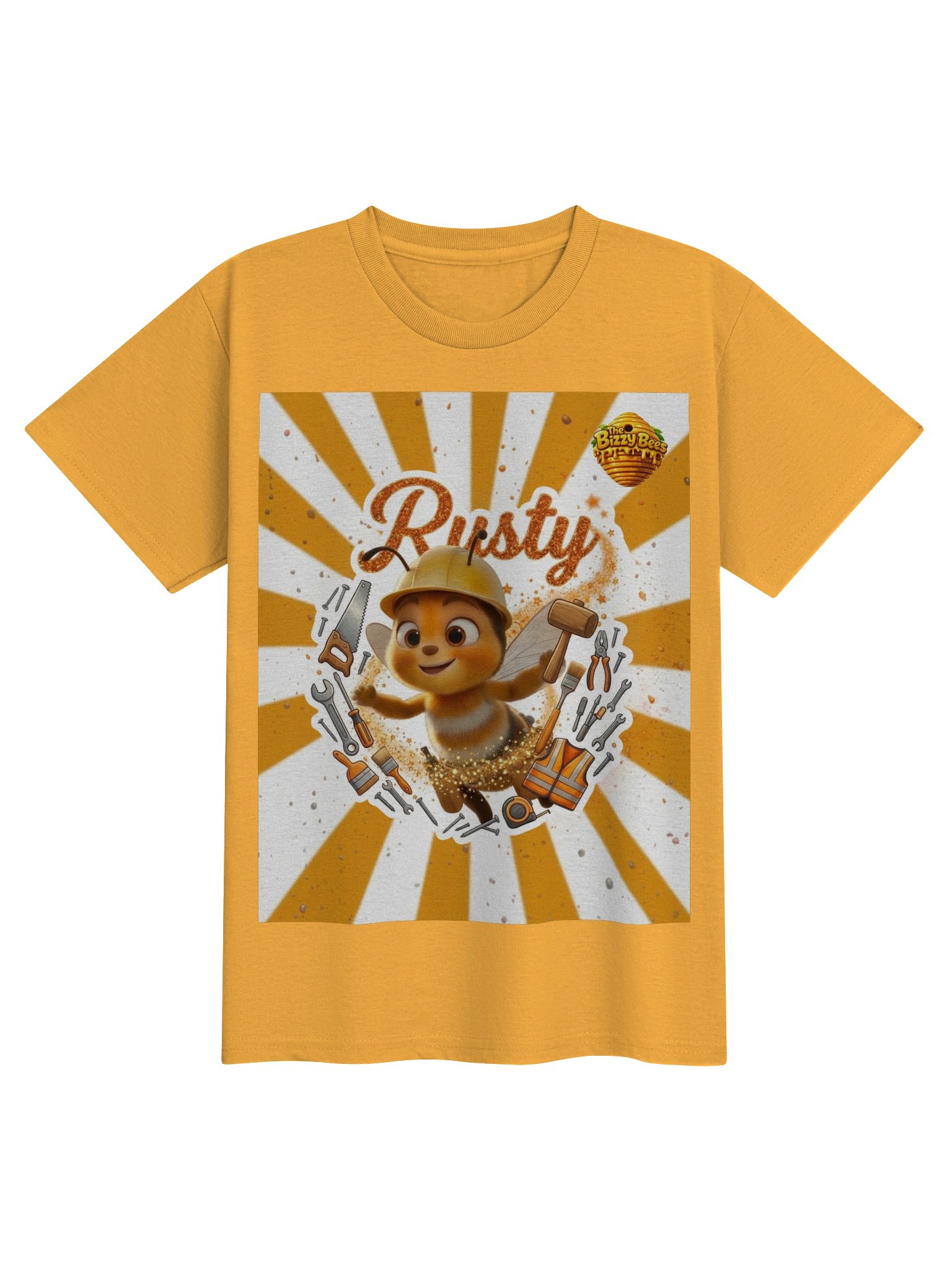 Rusty Bee Builder Kids Tee product image (2)