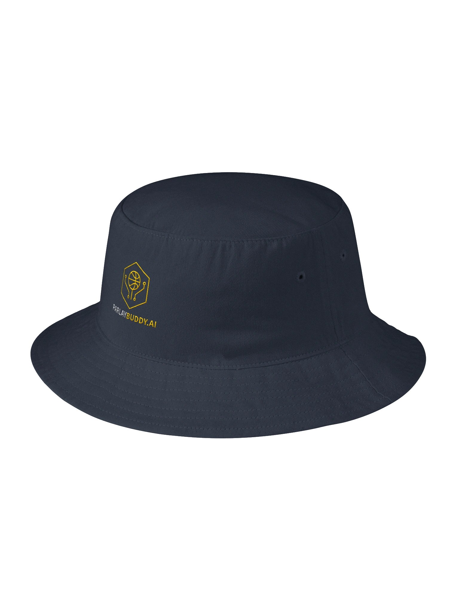 Navy Bucket Hat - Gold Emblem product image (3)