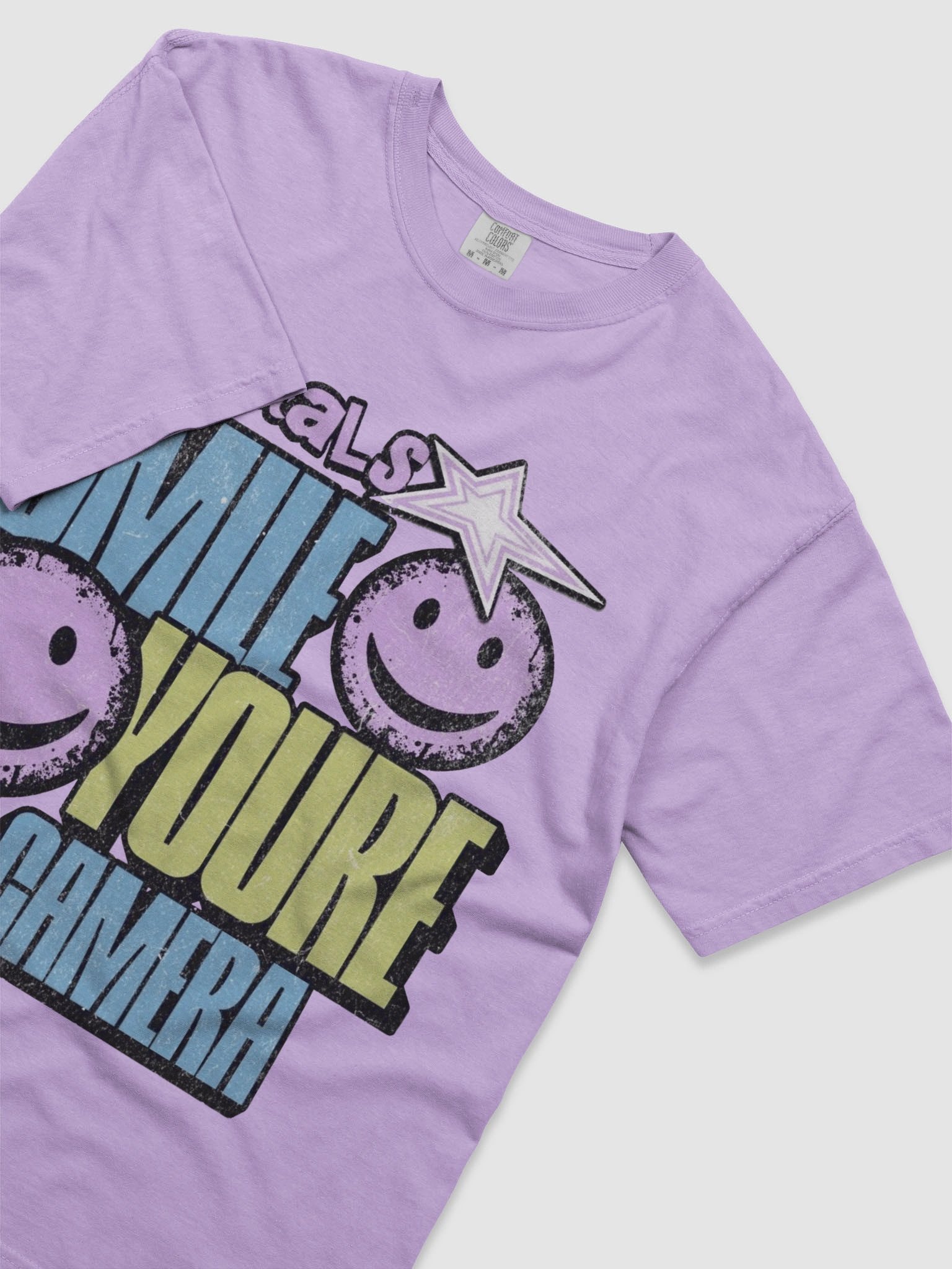 'Smile You're on Camera' Graphic T-Shirt product image (5)
