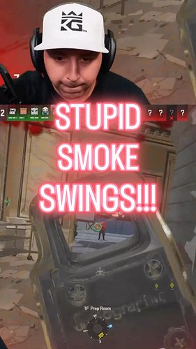 STUPID SMOKE SWINGS!!! #rainbowsixsiege #rainbowsix #r6 #r6s #gaming