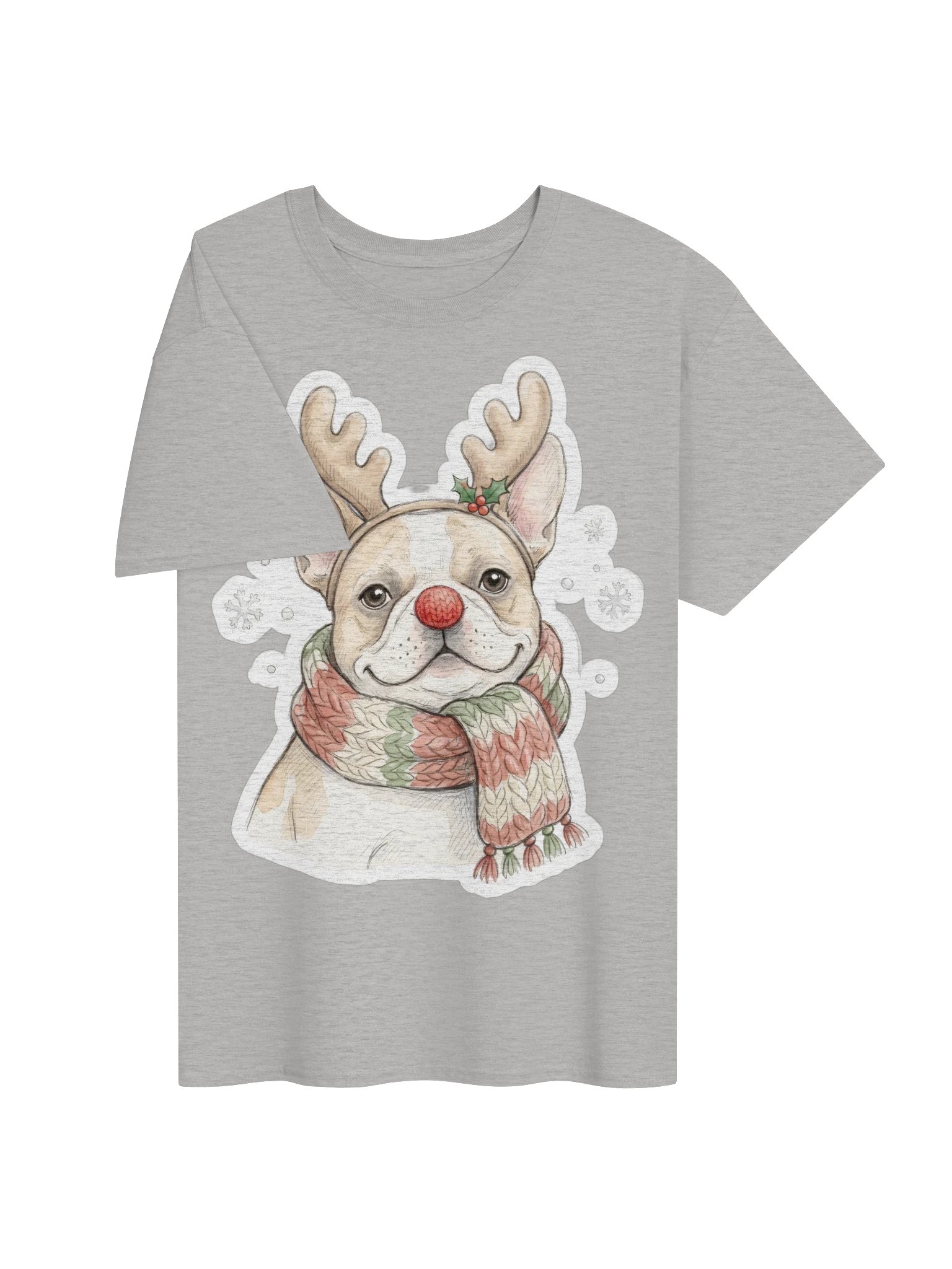 Reindeer Frenchie Tee product image (7)