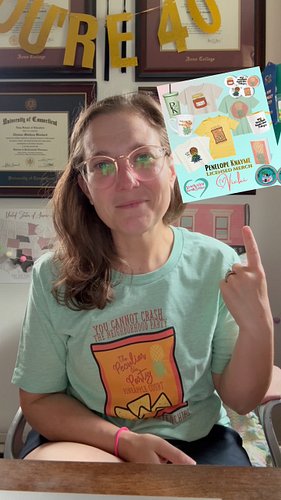 (Thanks IG for the extreme chipmunk voice) It’s a perfect day for some Peculiar Party on Pineapple Court merch, right @penelo...