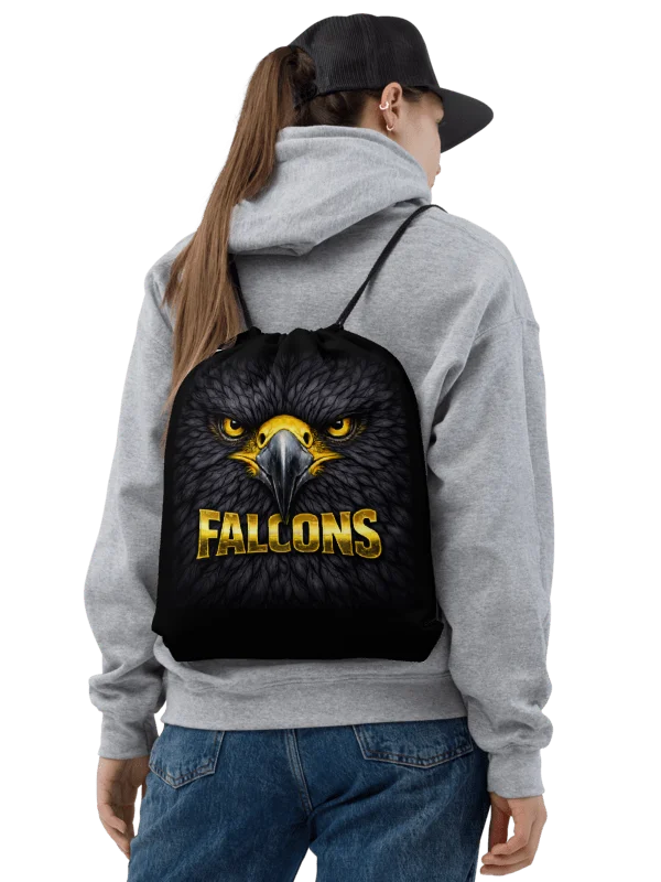 Fierce Falcon Drawstring Bag product image (1)