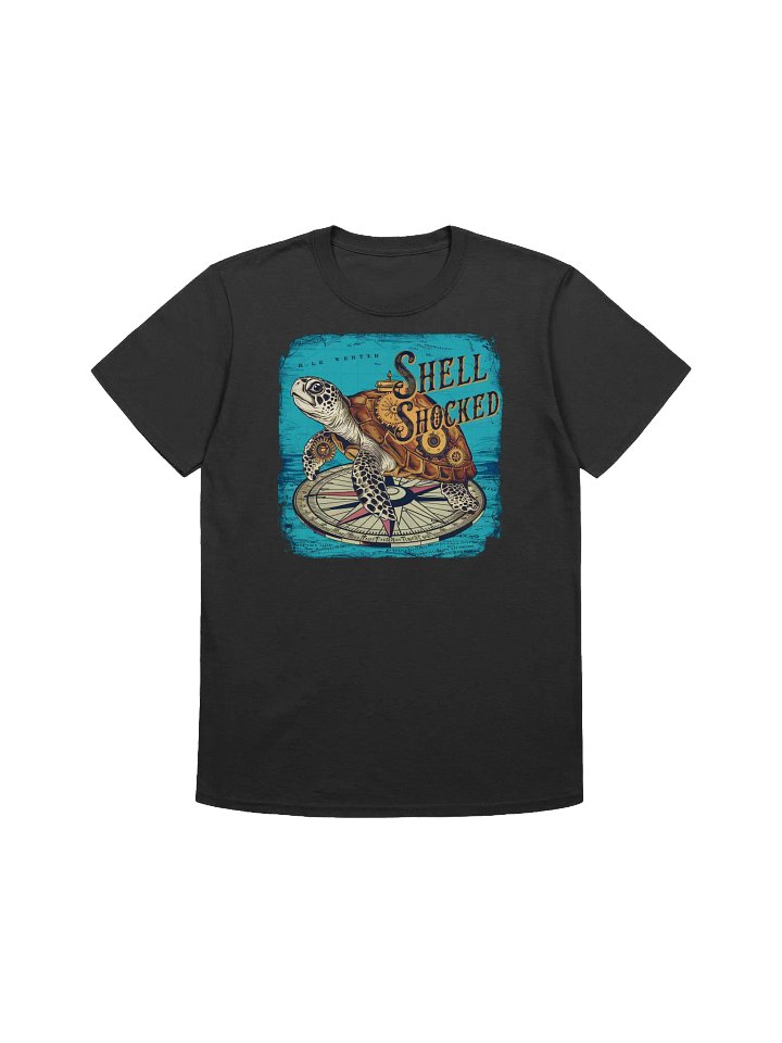 Turtle Lover - Steampunk Aesthetics: Sea Turtle with a Mechanical Twist T-Shirt product image (4)