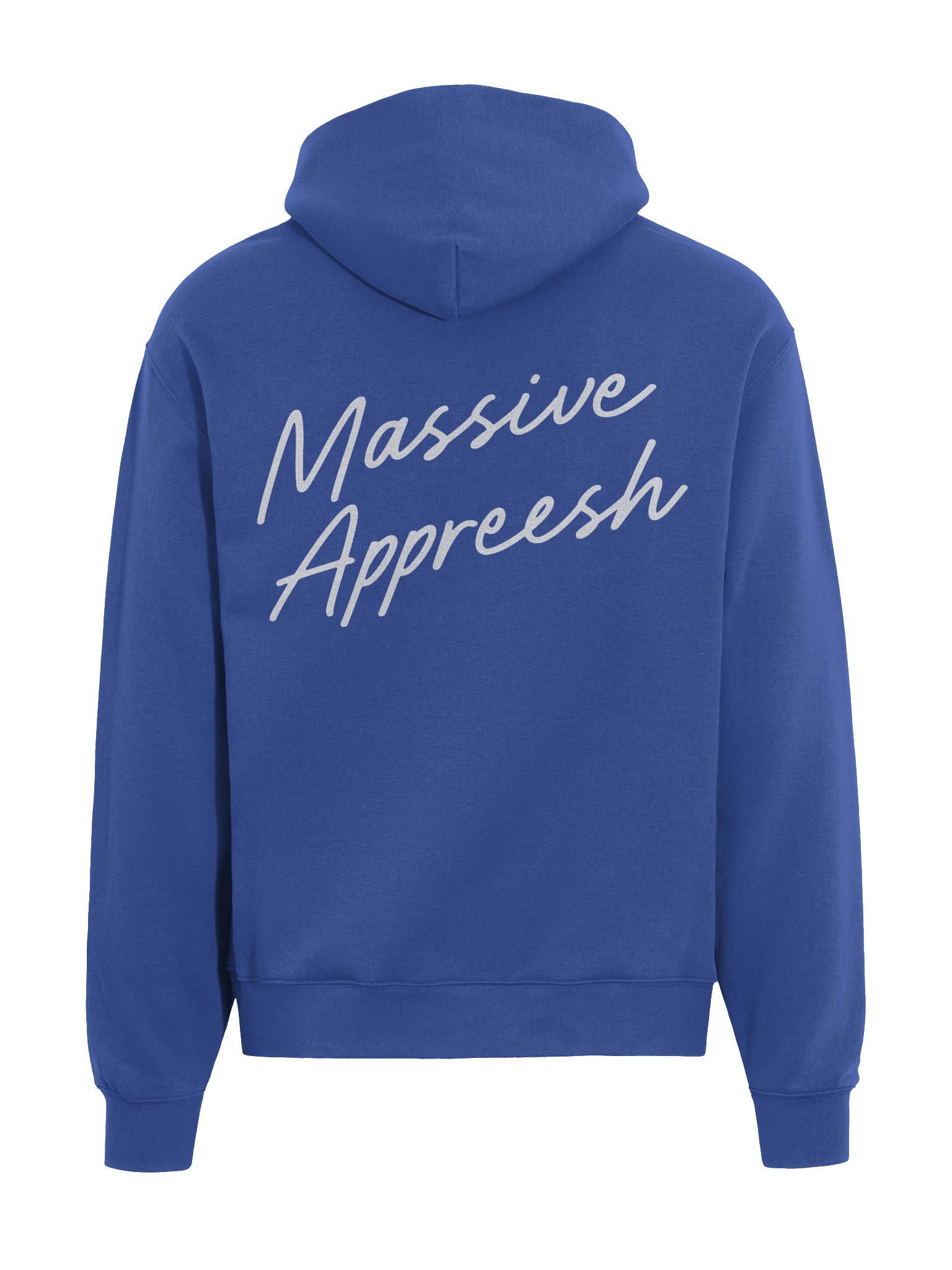 Cobalt Blue Massive Appreesh Signature Hoodie product image (1)