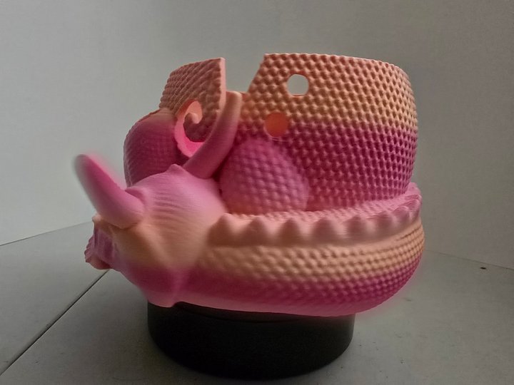 Sunset Dragon Yarn Bowl 3D printed 🐑 product image (2)