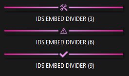 Pinkie Embed Divider Bars product image (3)