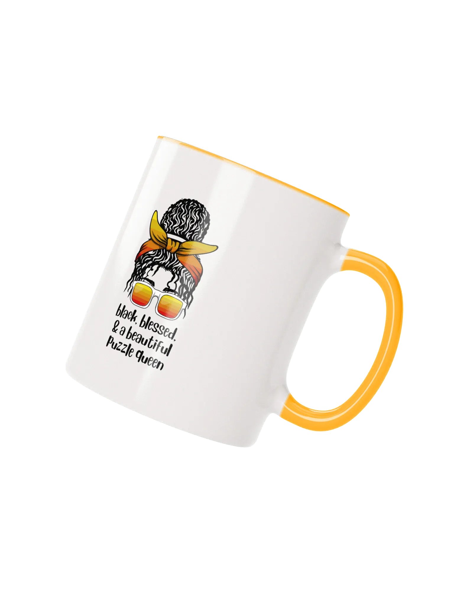Black, Blessed, & a Beautiful Puzzle Queen Coffee Mug product image (2)