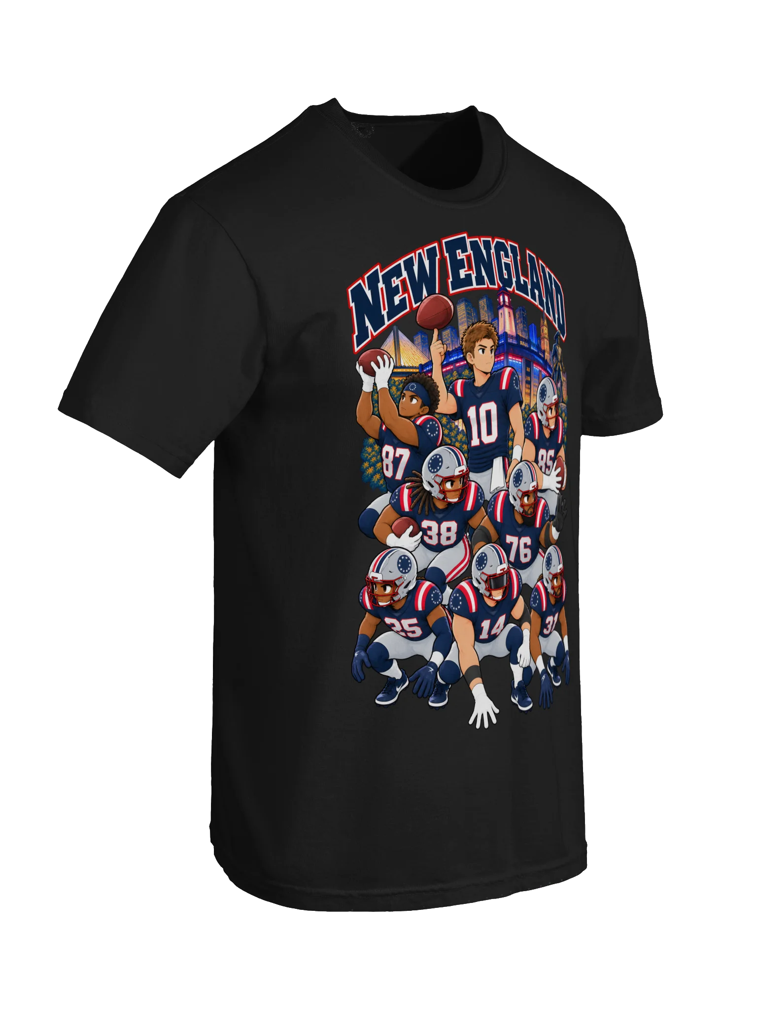 New England Football 2026 Animated Player T-Shirt product image (39)