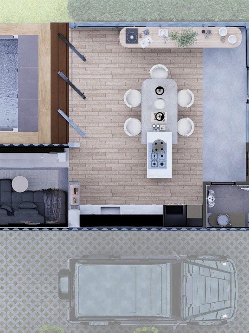 Shipping Container House 07 - Drawings\Blueprints CAD + PDF - Metric & Imperial product image (12)