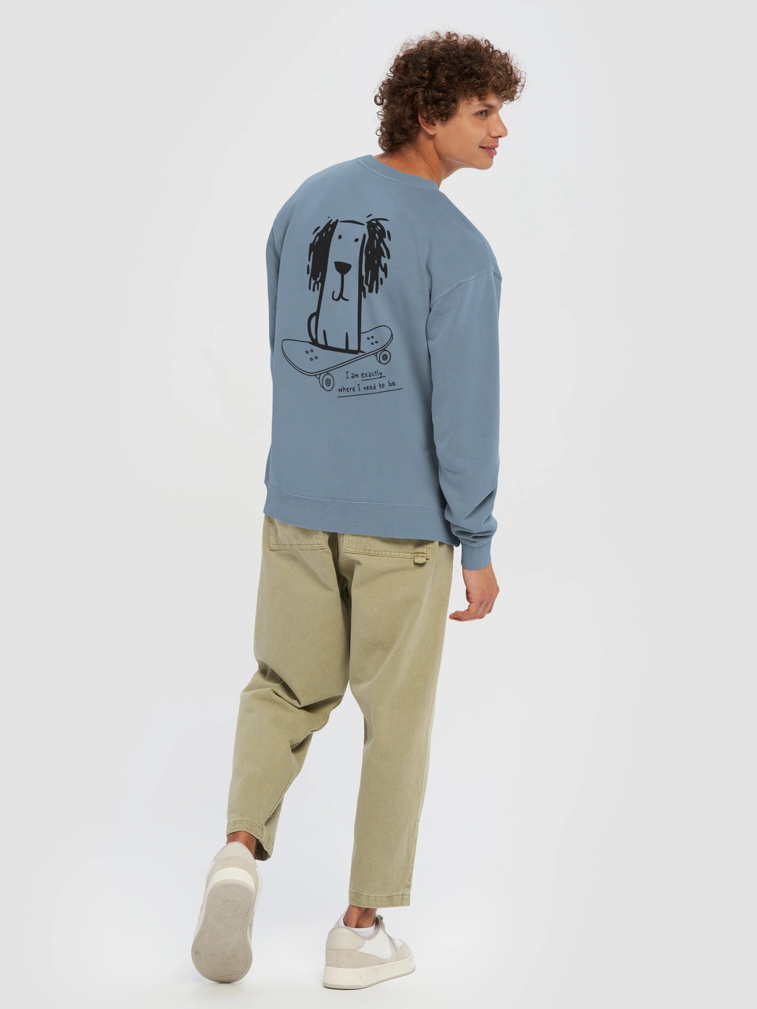 Skate Dog Crew Sweatshirt product image (4)