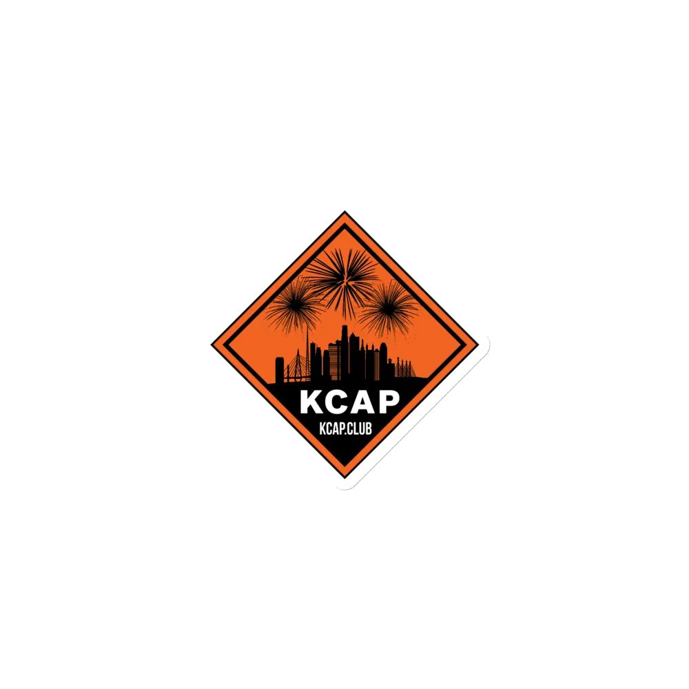 Die-Cut Magnet - Black Logo on Orange product image (1)