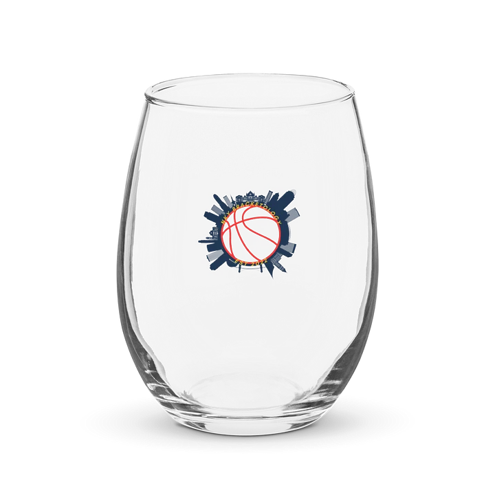 NKY Bracketology Basketball Logo Stemless Wine Glass product image (1)